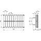 Articulated side guide GLB-2-RC-80-375 - Cylindrical roller