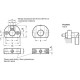 Mounting holder GN 612.1-M16x1.5-A-NI - Mounting holder, stainless steel