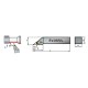 Folding lathe knife for external turning SVJBR-2525M16 25 mm Right