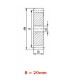 Gear M2 z114 (BP)