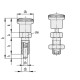 Indexing pin GN 817-8-12-BK Indexing pin GN 817-8-12-BK