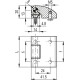 CMDX-AL-P-70-AB hinge - both body parts at the same height