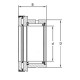 Kombinuotas adatinis ritininis guolis RAXNPZ420.NADELLA 20x30x27