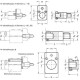 Mounting kit GN 491.1-30-8-2 - for mounting position indicators on sliding mechanisms gn 491/gn 492