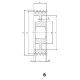 Pulley SPC 400 /R8 ( 8x22 )/TL5050