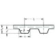 Toothed belt 35 T5-355 z71