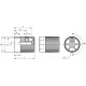 Control knob with knurled grip IZP.25 N-6+GS-10/20 - with