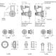Stainless steel lock with closing function GN 516.5-VDE-23