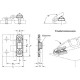 GN 2374-ST-50-150-SW stops - for gn 237, cfm, gn 337 and cfmy hinges, black