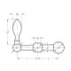 Crank GN 10-100-B7-F - steel