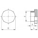 Plug TX.3/8 - without sealing ring