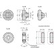 Roller GN 2426-43-E-2RS - for roller rails of linear guides GN 2422