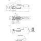 Horizontal pusher GN 850.1-500-TU-NI - stainless steel