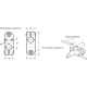 Connector for GN 131.1-G18-B18-2-NI sliding mechanisms