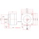 Stepper motor FL 86/94-4008AH - 4.5Nm