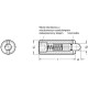 Latch GN 616.1-M12-SN - Latch, stainless steel