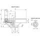Solid handwheel VDN.300 FP+I-SST-A26 - with revolving handle, reamed hub