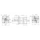 Planetary gear SPLF60-010M SERVO 60x60 1:10 motor shaft 14mm
