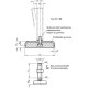 Self-aligning stop GN 30-80-M20-150-A1-U - adjustment via Allen socket at the top of the stem