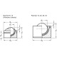 Transport ball GN 509.4-15-SBL - heavy-duty steel body, without flange