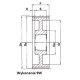 HTD 72-14M-40 TL3020 sprocket for a 40mm wide belt