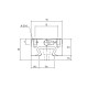 THK SSR30XW-1SSC1 linear carriage