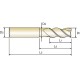 Alu-Power 3FL 45' E/M aluminum cutter 3x6x8x(12)x57 YG-1