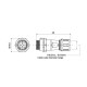Electrical connector TS13RP03 13A/250V
