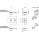 Angles / flat bars GN 967-20-40-F-2-ZB - for profile systems with T-slots, galvanized