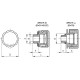 Breather plug SFN.30-1/4+F-C9-N - with air filter, without oil marking black oil