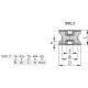 Vibro-isolator DVC.3-75-60-40-M12-40 - threaded, blind holes