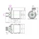 Submersible pump 12 VDC 800 L/H