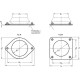 Rubber washer GN 148.2-128-A - for vibration isolators GN 148