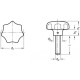Knob GN 6336.5-A4P-50-M10-20 - stainless steel AISI 316