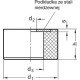 Anti-vibration element GN 454-56-24-8.4-40 - stainless steel washer