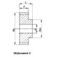 HTD 72-3M-09/2 sprocket for 9mm wide belt