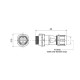 Electrical connector TS11RP03 5A/180V