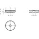 Knurled nut flat DIN 467-M6-ZB - galvanized galvanized