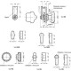 Lock GN 115-RG-18-NI - stainless steel
