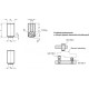 Pressure element GN 709.7-13-16-B - with internal thread