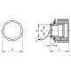 Vent plug SFN.70-BA+F-C2-N - with air filter, bayonet connection, no oil marking orange oil