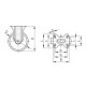 80mm plastic wheel, load capacity 180 kg RE.F8-080-PBL-N-SST