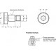 Shoulder screw GN 732.1-M6-8-5-ST - steel