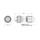 Electrical connector TS11CS05 3A/125V