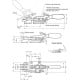 Clasp GN 851.3-700-T6 - steel, with lock