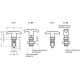 Indexing pin GN 817.4-8-8-B - steel