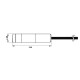 Liquid level sensor range: 0-2m, output: 0-10V cable 5m