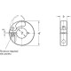 Snap ring for quick installation GN 704-75-B38