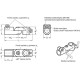 Articulated connector GN 284-B25-B30-T-2-BL - aluminum