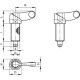 Indexing pin PMT.200-8-M20x1.5-A - steel pin, black oxide, without locknut